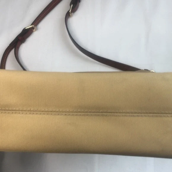 Dooney & Bourke Khaki Tan Nylon Collection Adjustable Shoulder Crossbody Bag - Picture 8 of 16